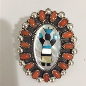 Vintage American Indian concho ring